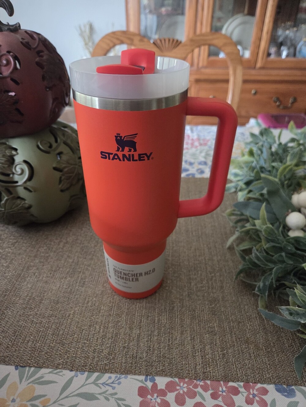 Stanley Red Insulated Travel Mug with Handle